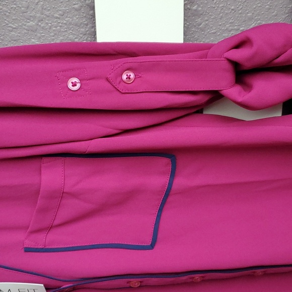 Express Convertible Sleeve Blouse Slim Fit Size XS - Picture 4 of 4